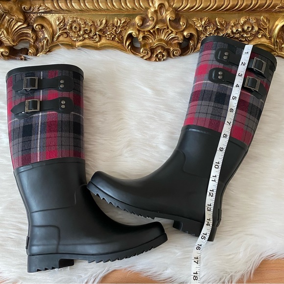 UGG Australia Sabene Plaid Tall Rain Boots - Picture 15 of 16